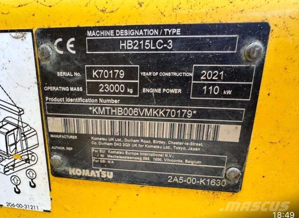 Komatsu HB 215LC-3 Верижен екскаватор