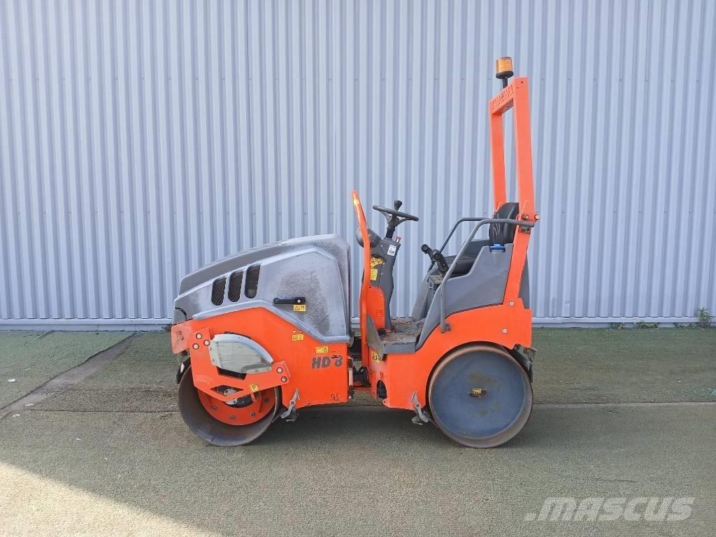 Hamm HD8 VV, Vält Двойни барабанни ролки
