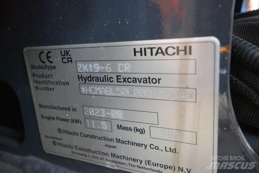 Hitachi ZX 19-6 Мини екскаватори < 7 т