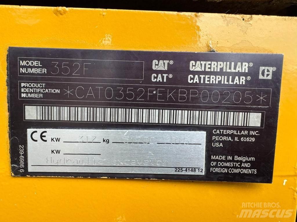 CAT 352F Верижен екскаватор