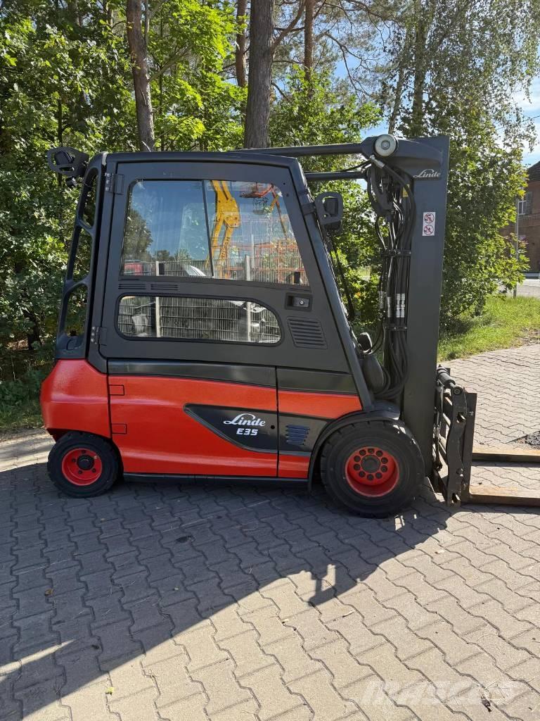 Linde E35L-01 Електрически вилични кари-повдигачи