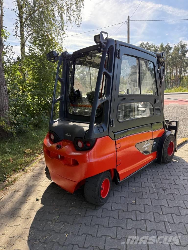 Linde E35L-01 Електрически вилични кари-повдигачи