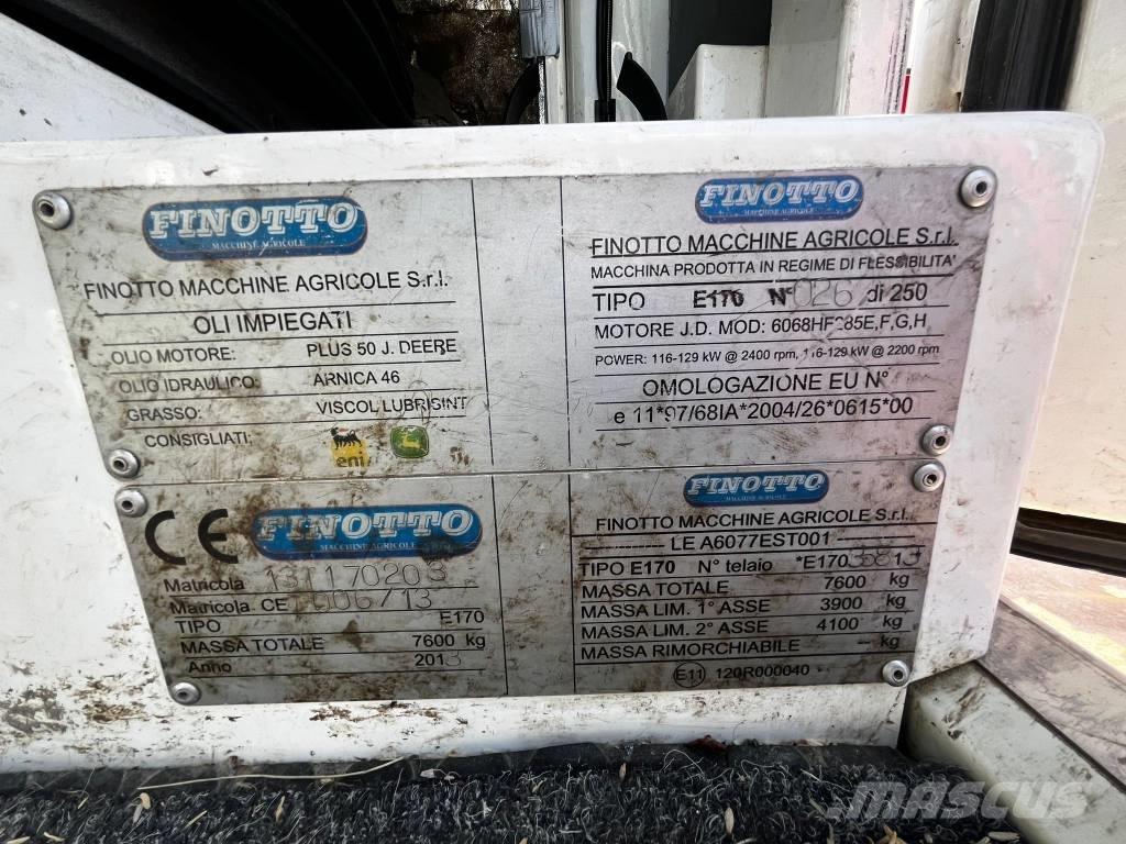  Finotto E170 Пръскачки на торове