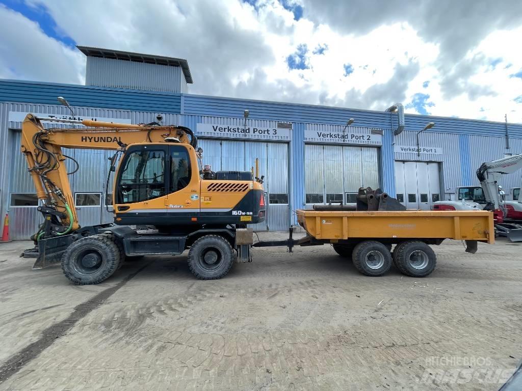 Hyundai 160W-9A Колесни екскаватори