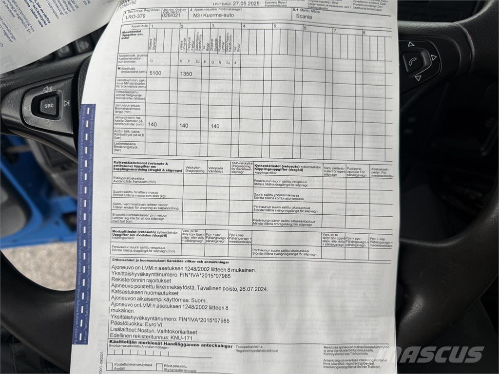 Scania P 410 6X2 Автокранове