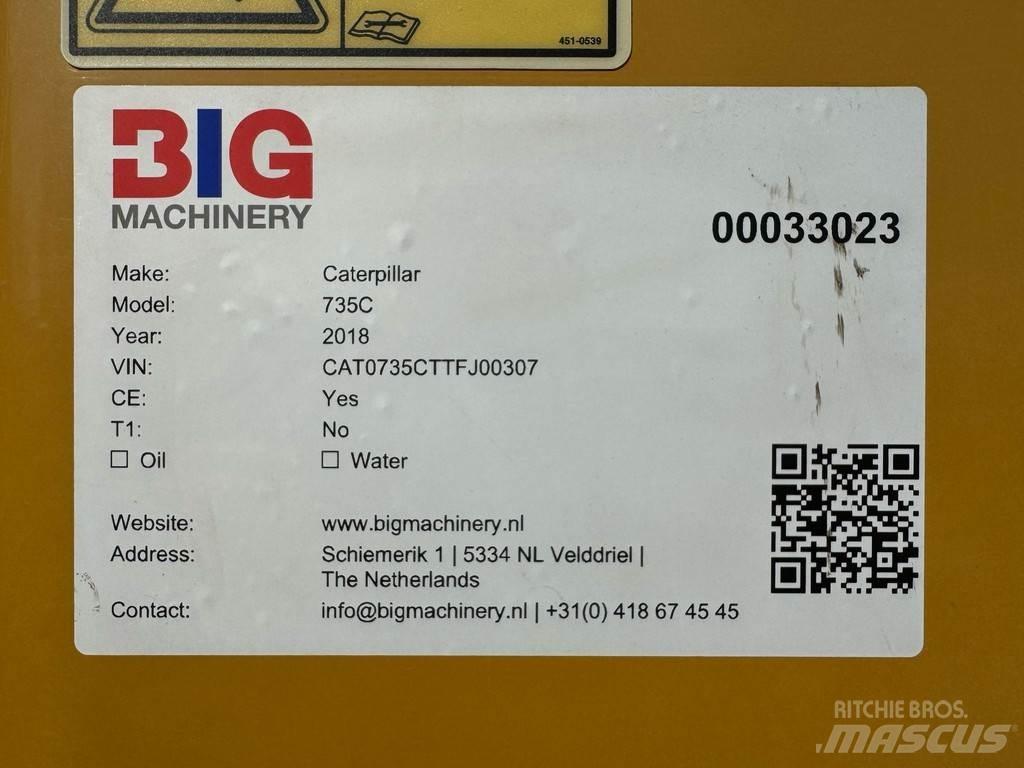 CAT 735C Дъмпери/моторни превозни средства