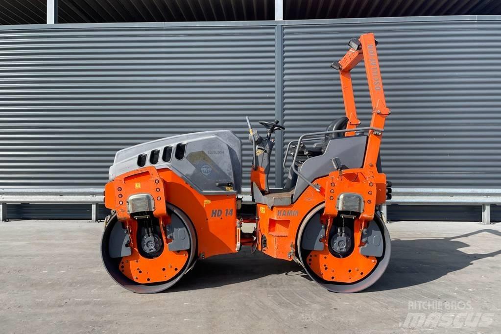 Hamm HD 14 VV Двойни барабанни ролки
