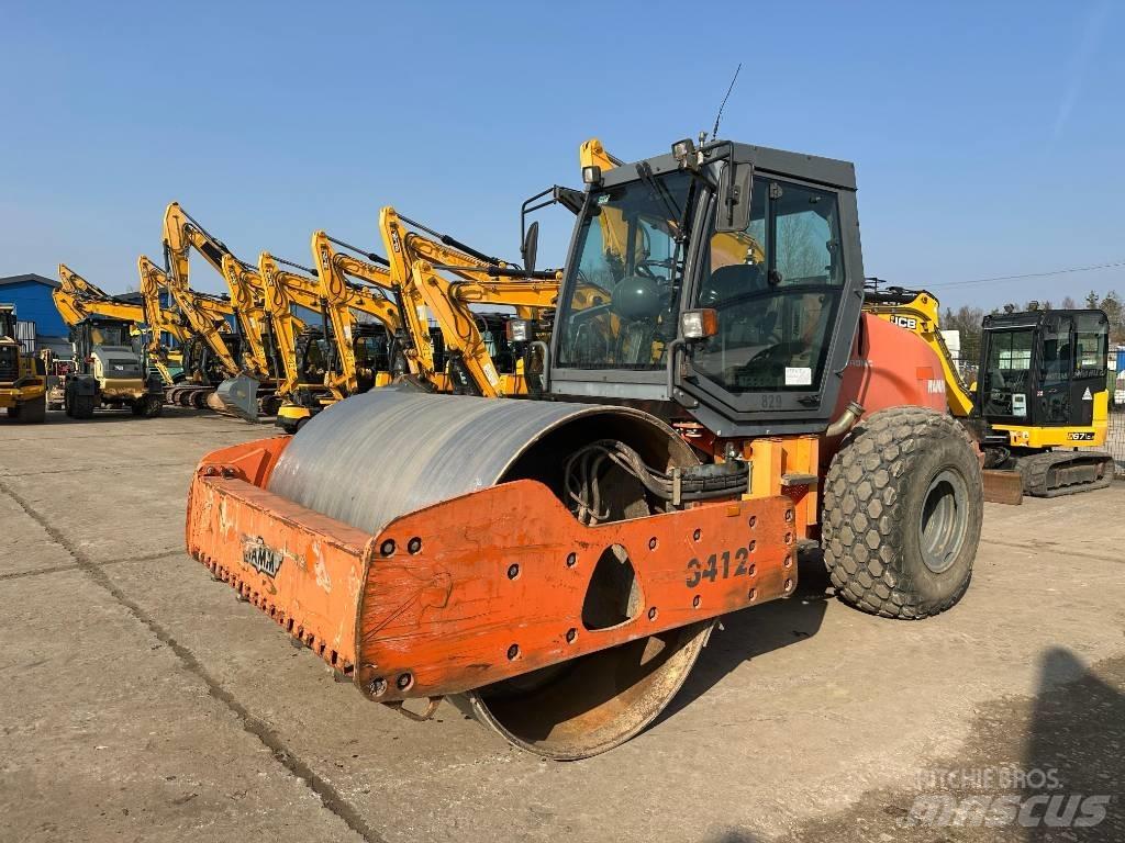 Hamm 3412 Еднобарабанни ролки

