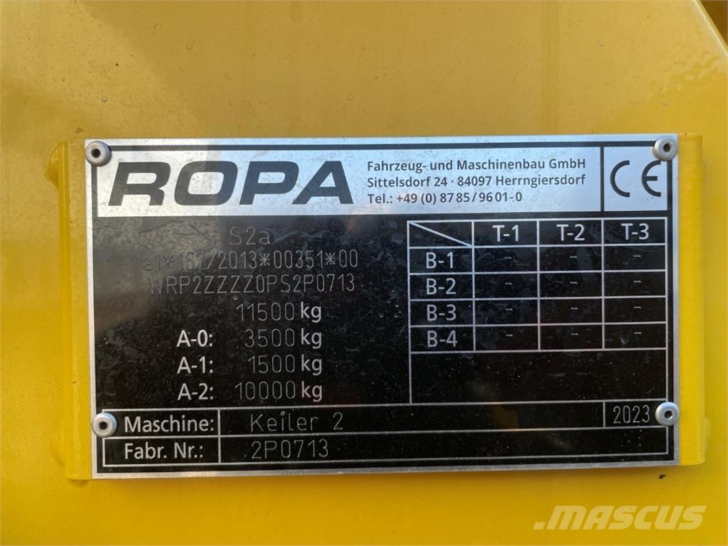 Ropa KEILER 2 Комбайни за картофи и копачи