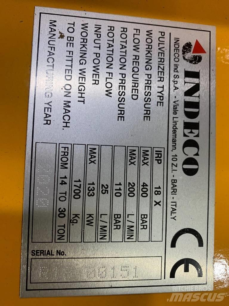 Indeco IRP 18X строителни трошачки