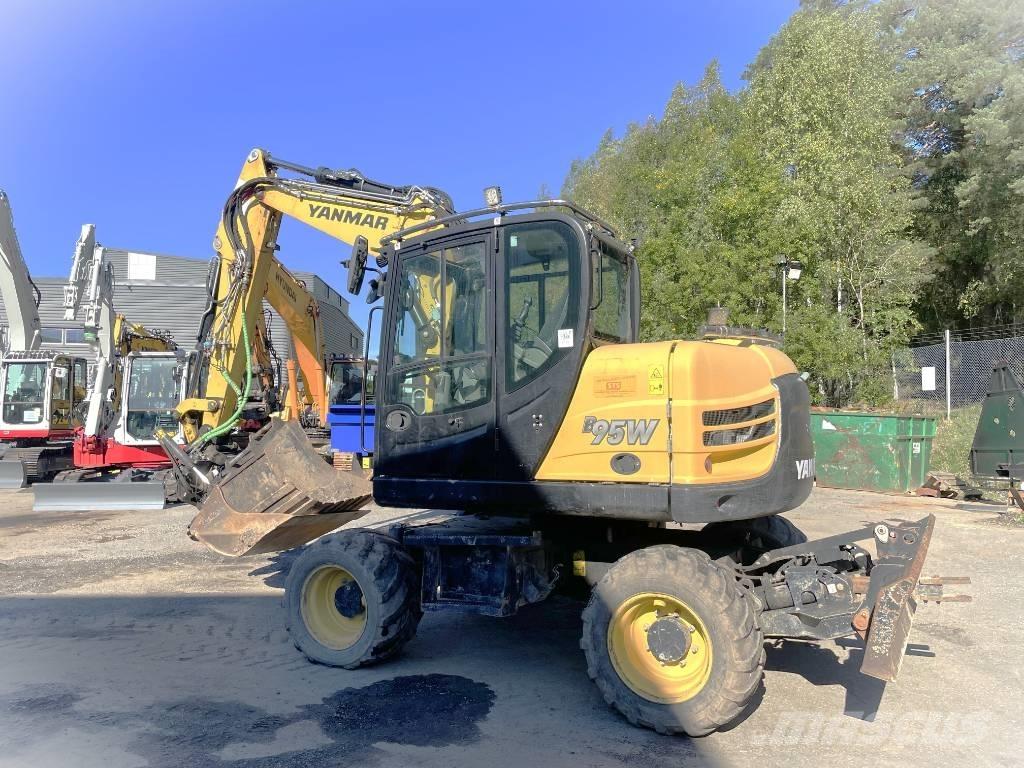 Yanmar B 95 W Колесни екскаватори