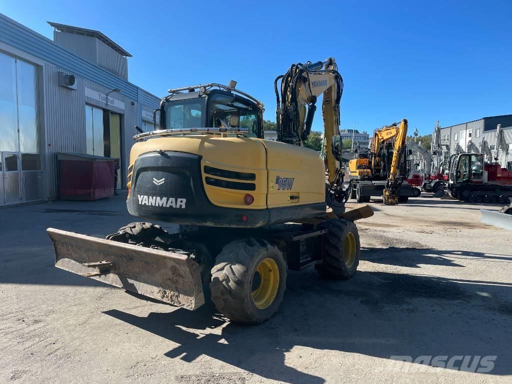 Yanmar B 95 W Колесни екскаватори