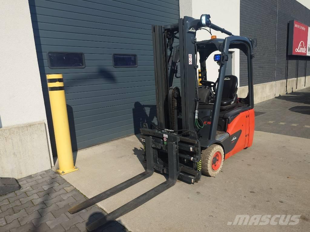 Linde E15/386-02 Електрически вилични кари-повдигачи