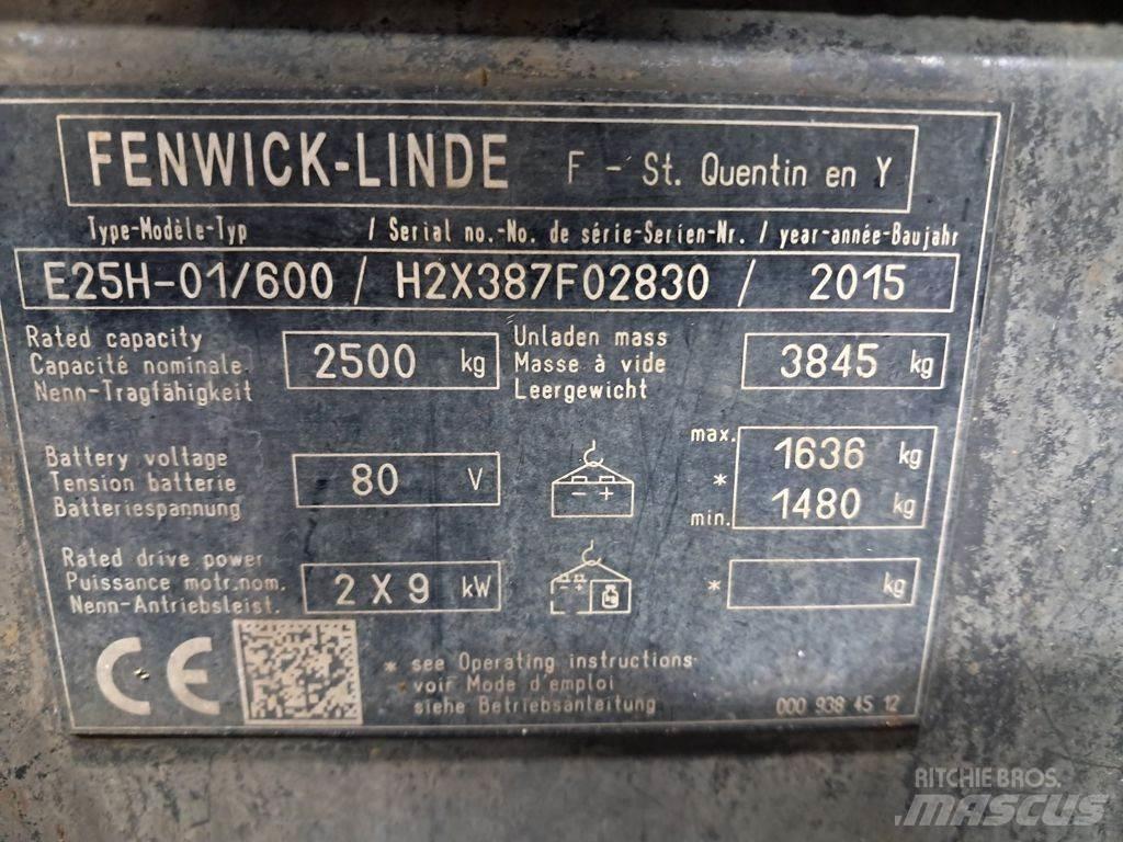 Linde E25H-01/600 Електрически вилични кари-повдигачи