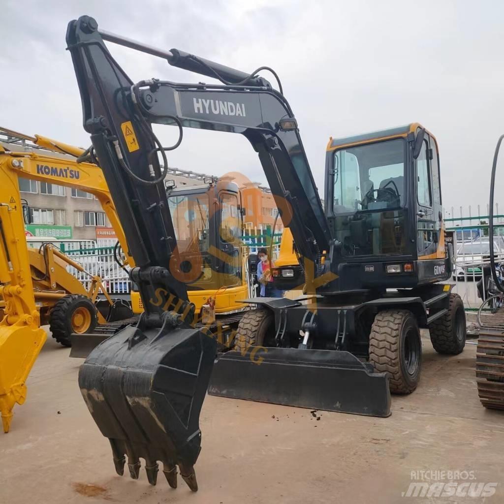 Hyundai 60w Колесни екскаватори