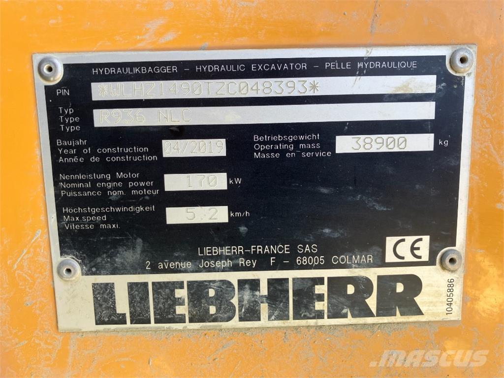 Liebherr R936 Верижен екскаватор