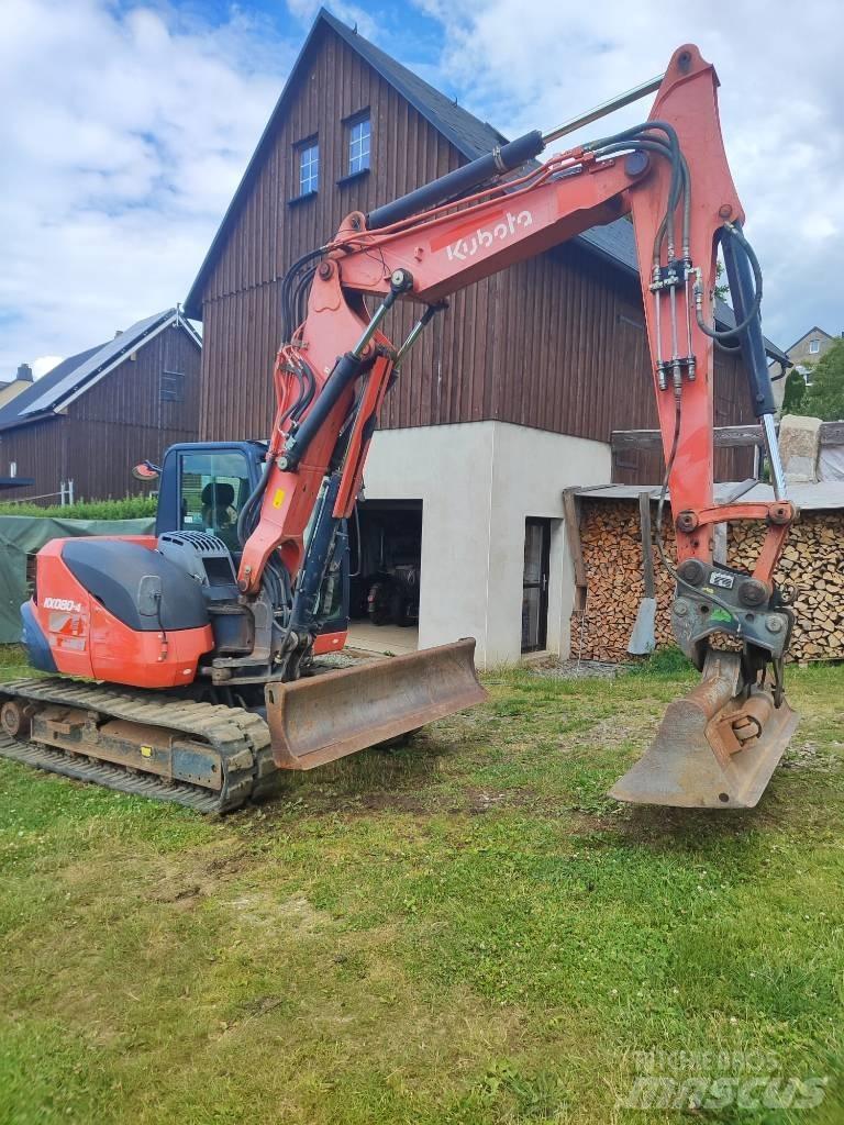 Kubota KX 080-4 Средни екскаватори 7т - 12т