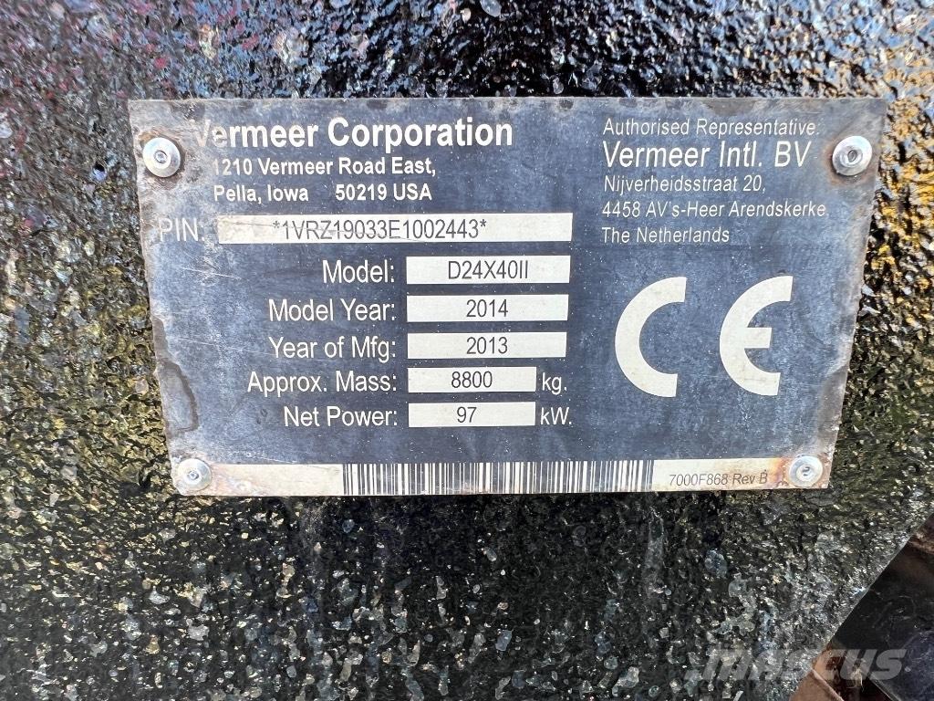 Vermeer D24X40II Пробивни машини за хоризонтално сондиране