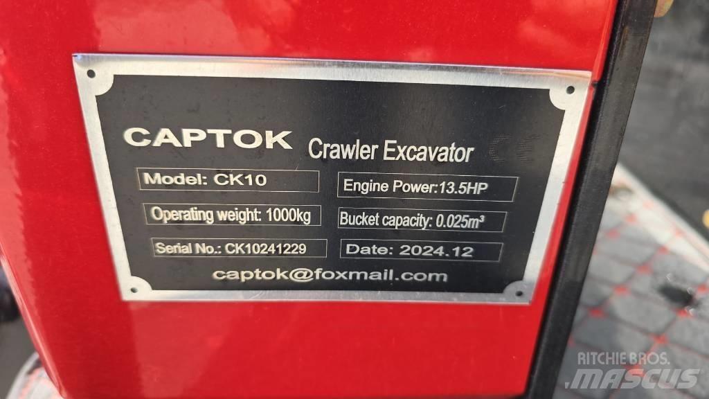 Captok CK10 Мини екскаватори < 7 т