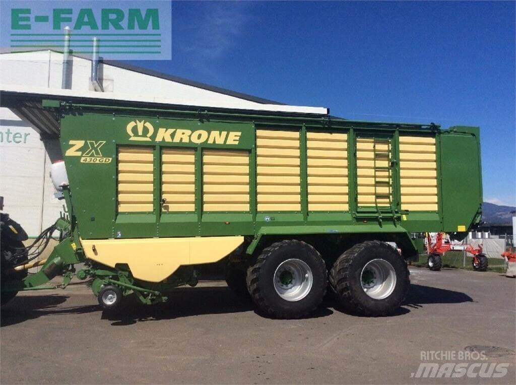 Krone zx 430 gd Ремаркета за зърно / силаж
