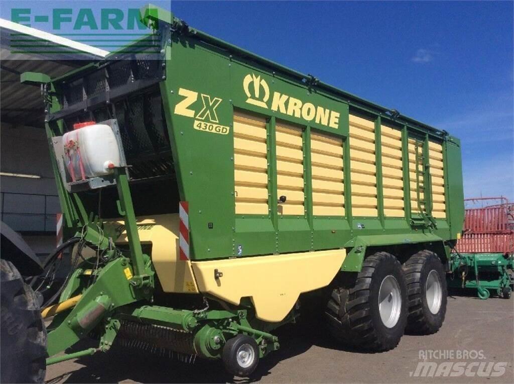 Krone zx 430 gd Ремаркета за зърно / силаж
