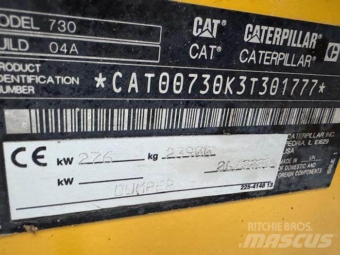 CAT 730 Дъмпери/моторни превозни средства