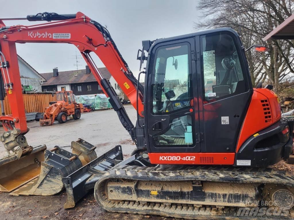 Kubota KX 080-4 Мини екскаватори < 7 т