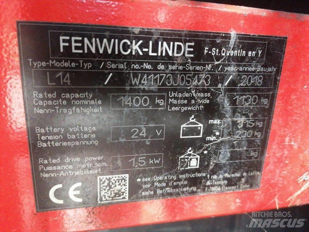 Linde L14 Колички високоповдигачи с теглич