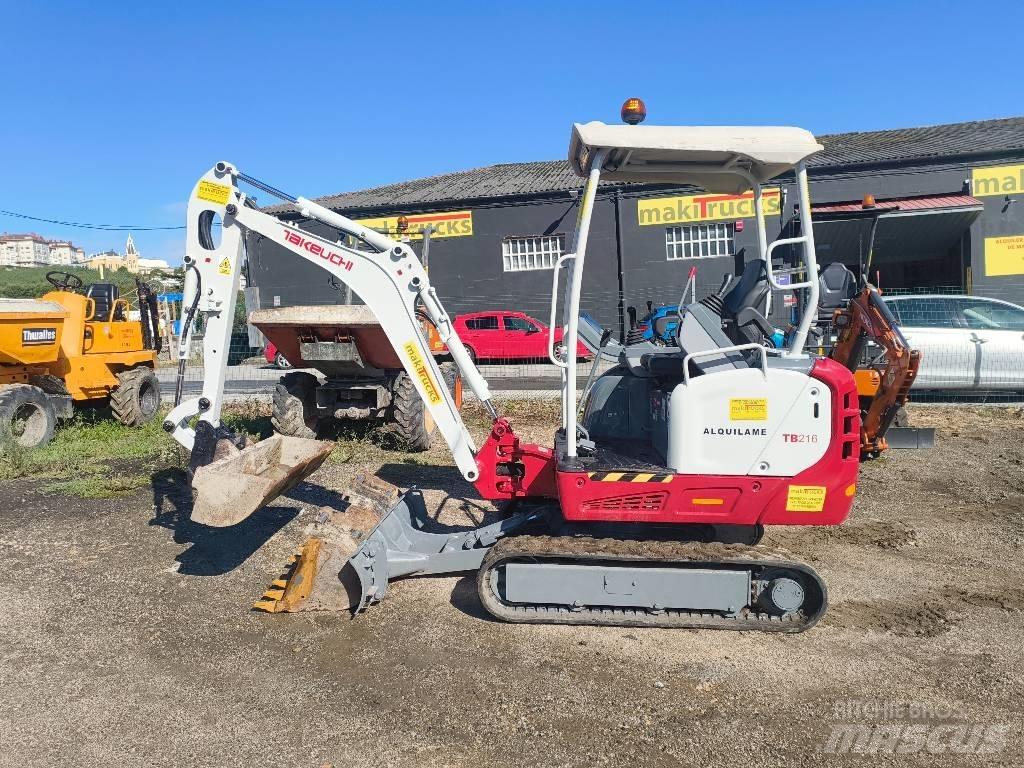 Takeuchi TB 216 Мини екскаватори < 7 т