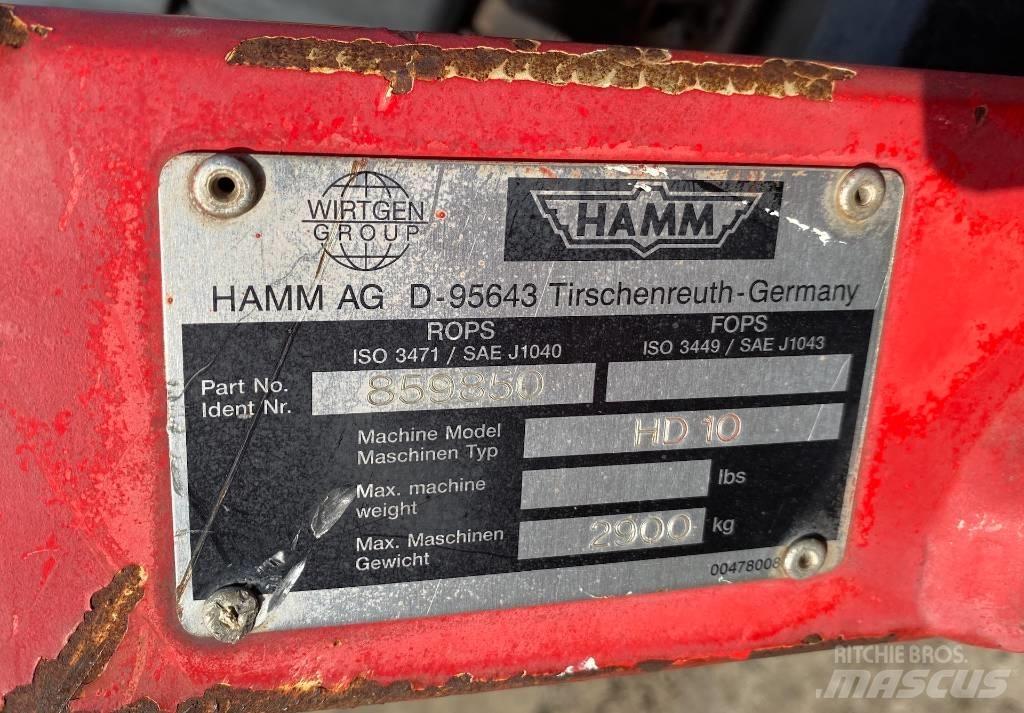 Hamm HD 10 Двойни барабанни ролки
