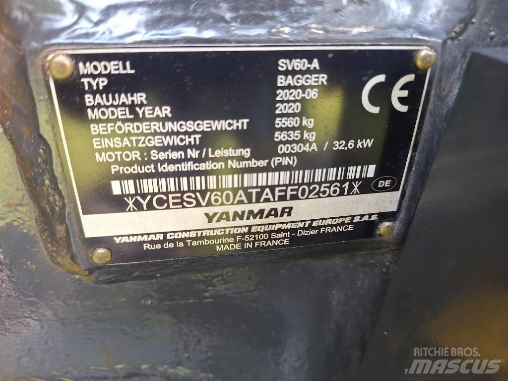 Yanmar SV 60 Мини екскаватори < 7 т