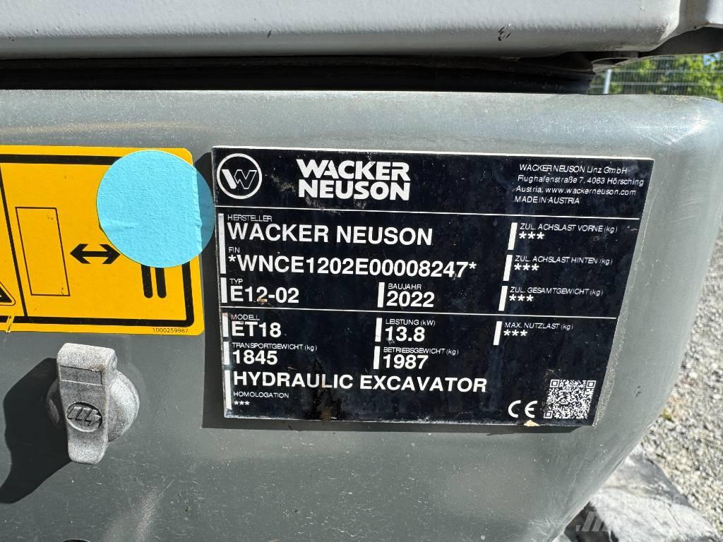 Wacker Neuson ET18 Верижен екскаватор