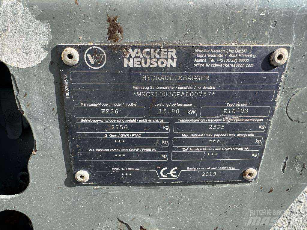 Wacker Neuson EZ26 Верижен екскаватор