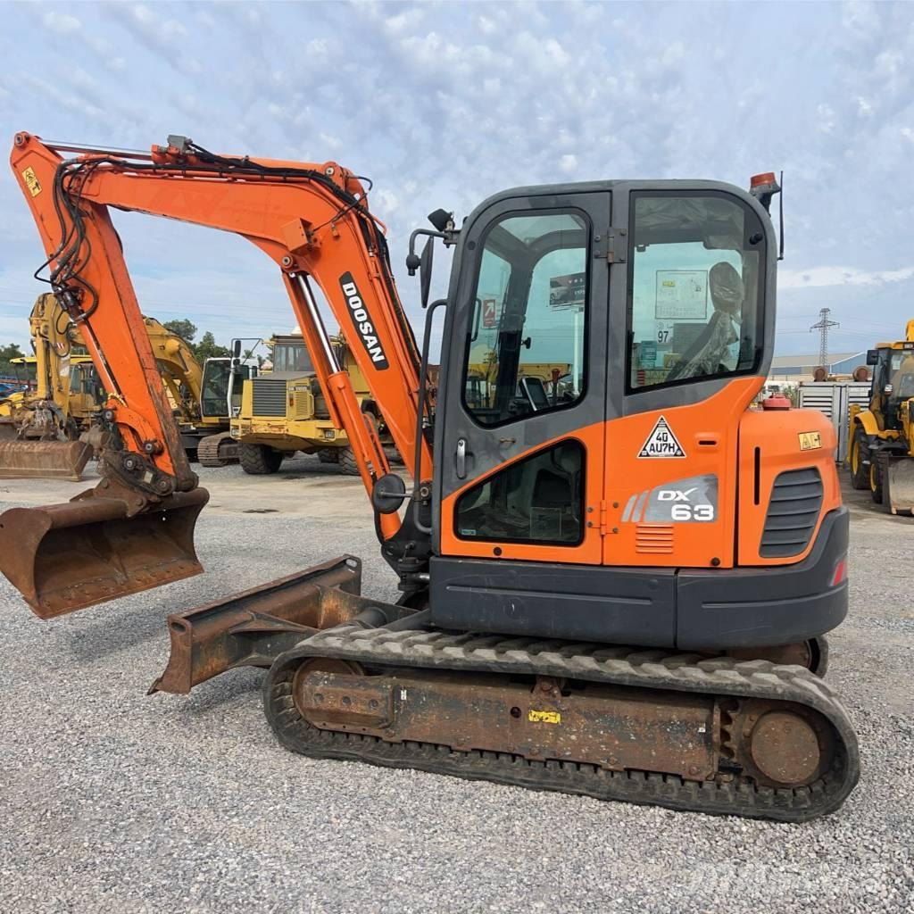 Doosan DX 63-3 Мини екскаватори < 7 т