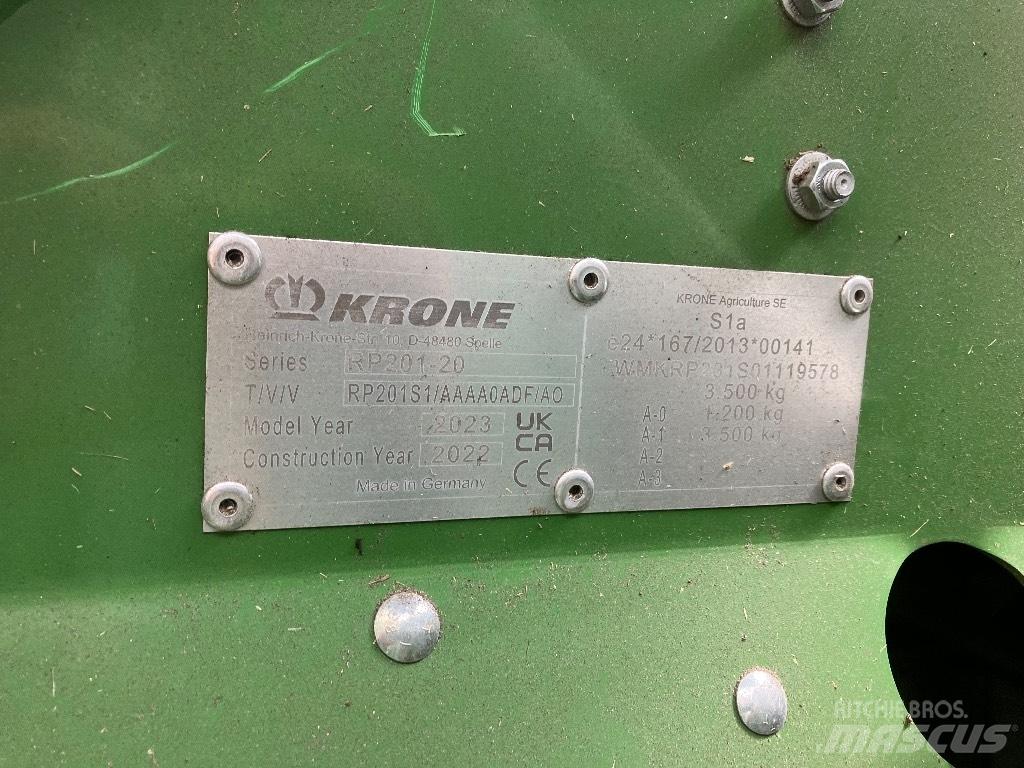 Krone Varipack v190 Сламопреси за кръгли бали
