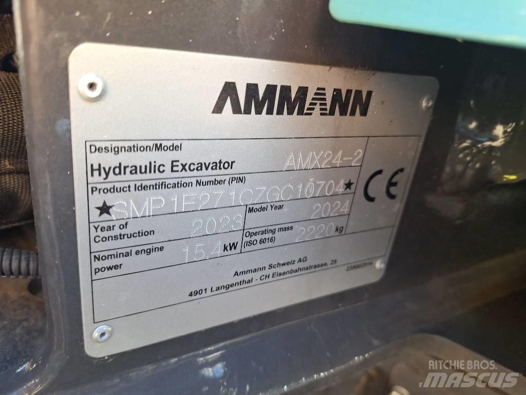 Ammann AMX24-2 Мини екскаватори < 7 т