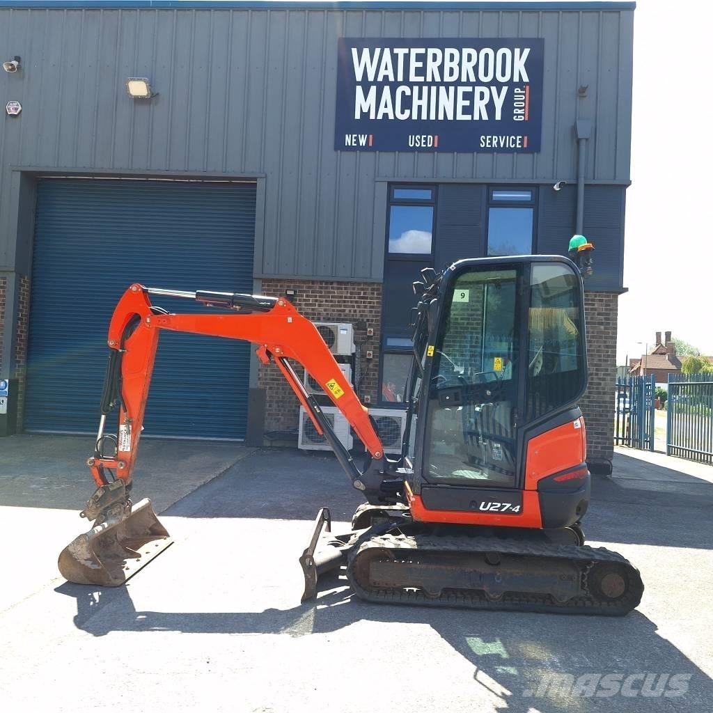 Kubota U 27-4 Мини екскаватори < 7 т
