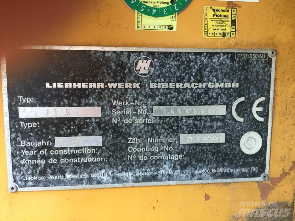 Liebherr 71 K Мачтови кранове