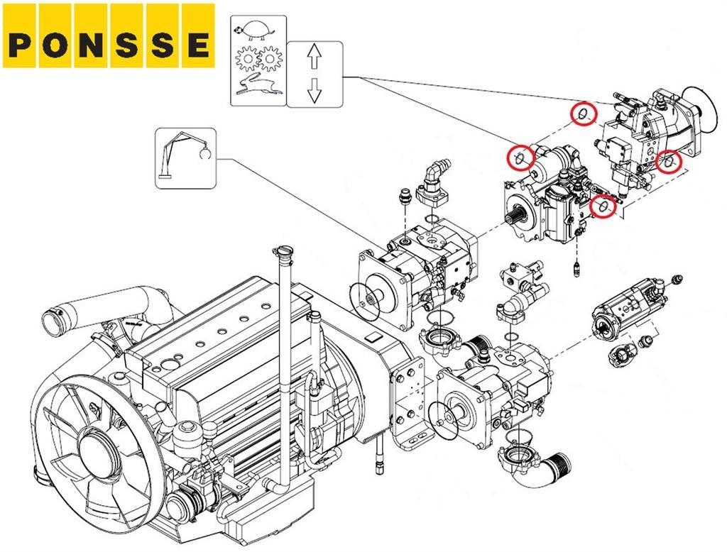 Ponsse 0014134 Хидравлични