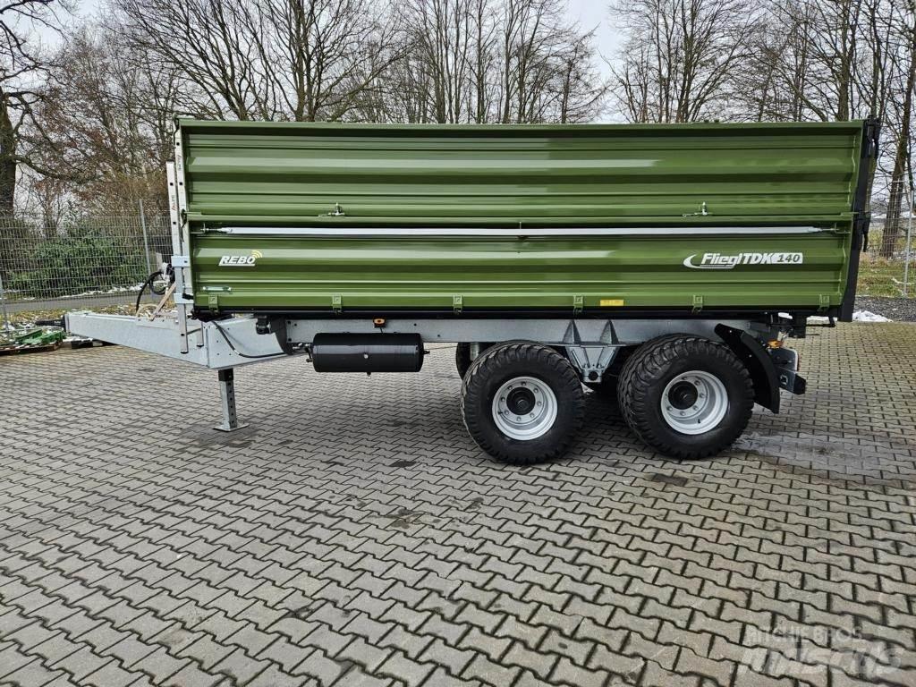 Fliegl TDK 140 FOX Ремаркета за бали