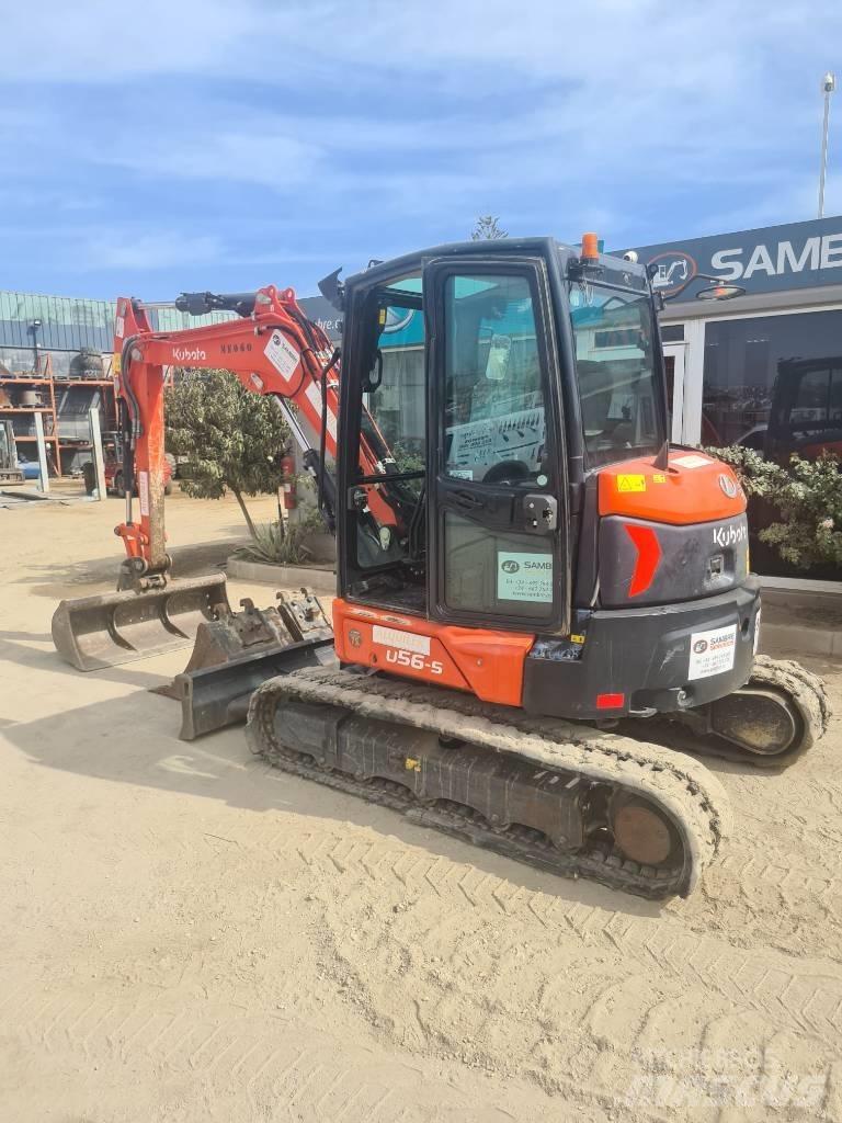 Kubota U 56-5 Мини екскаватори < 7 т