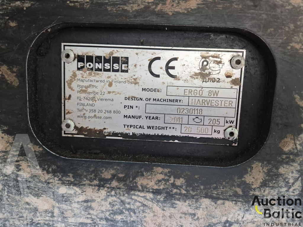 Ponsse Ergo 8W Харвестери