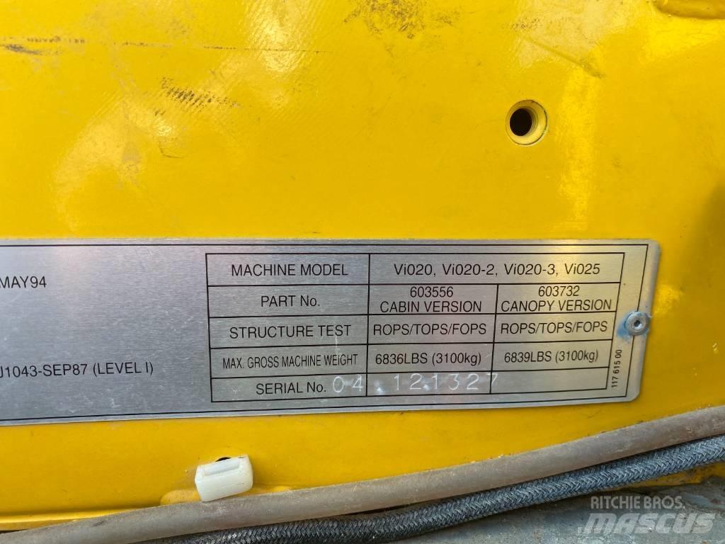 Yanmar Vio 25 Мини екскаватори < 7 т