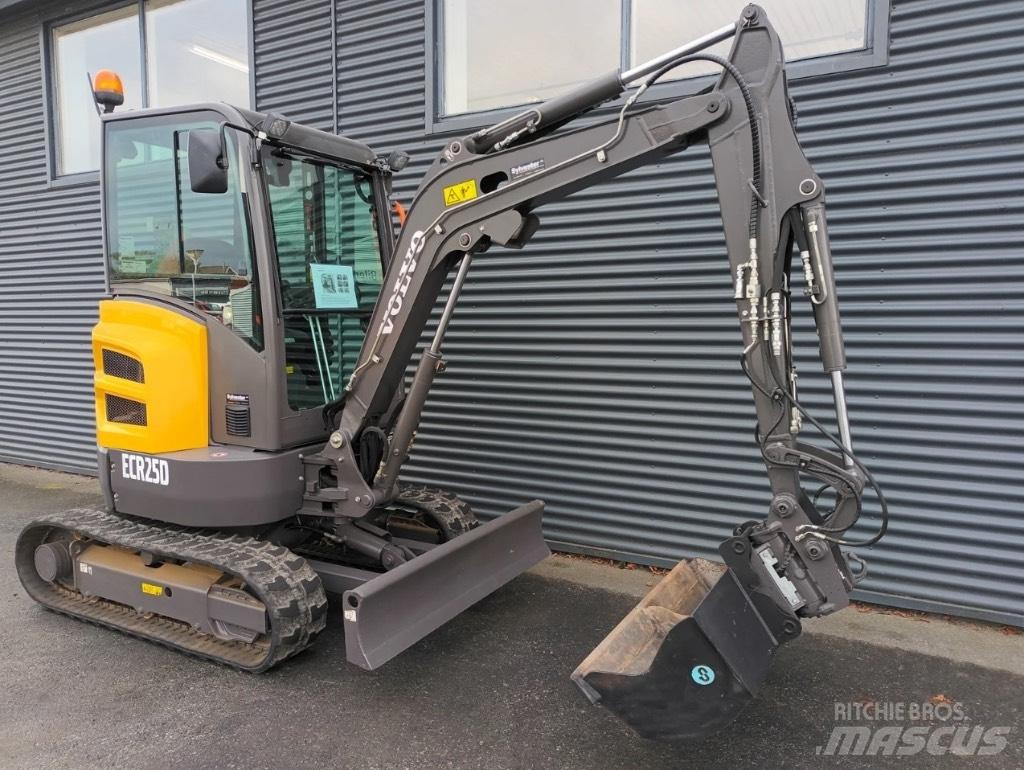 Volvo ecr25d Мини екскаватори < 7 т