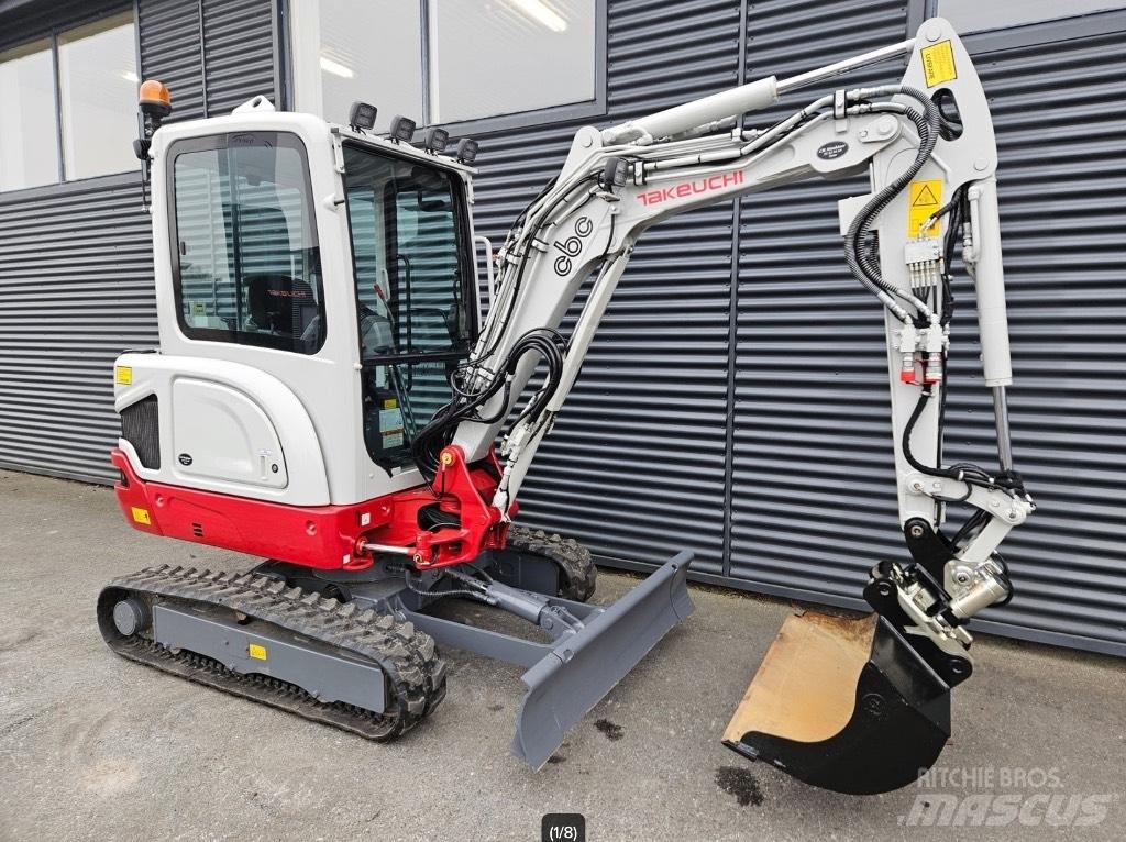 Takeuchi TB 225 Мини екскаватори < 7 т