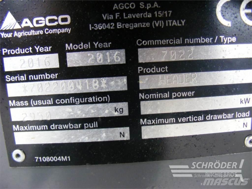 Fendt 6,80 M PF Аксесоари  за комбайни