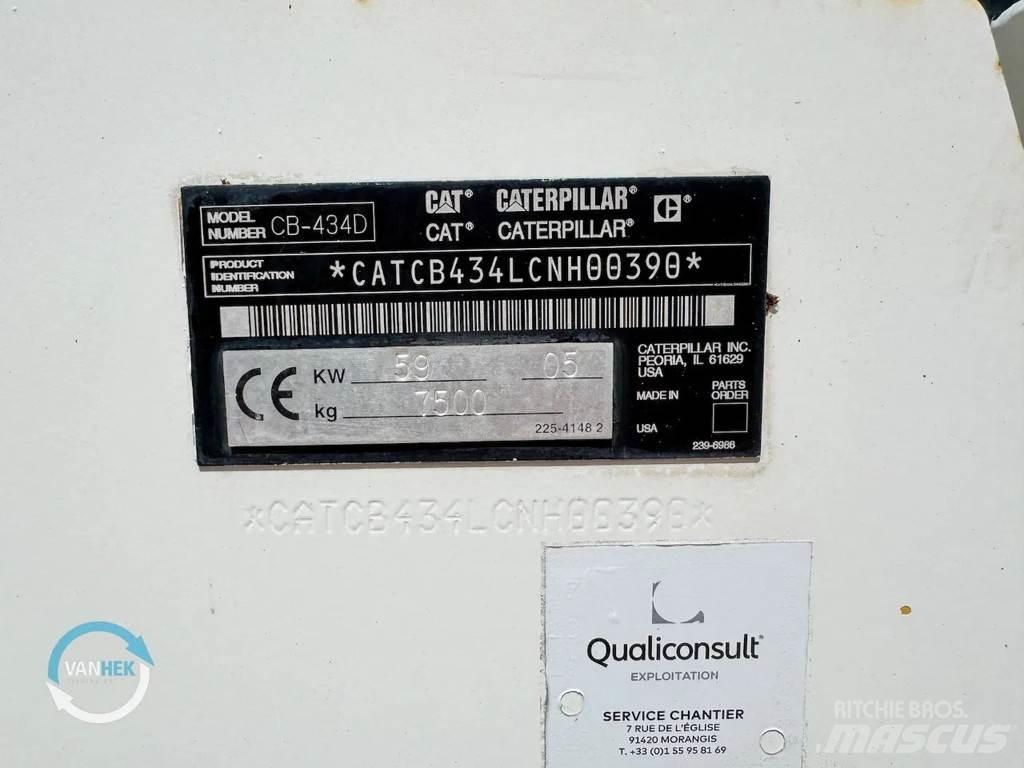 CAT CB434D Двойни барабанни ролки
