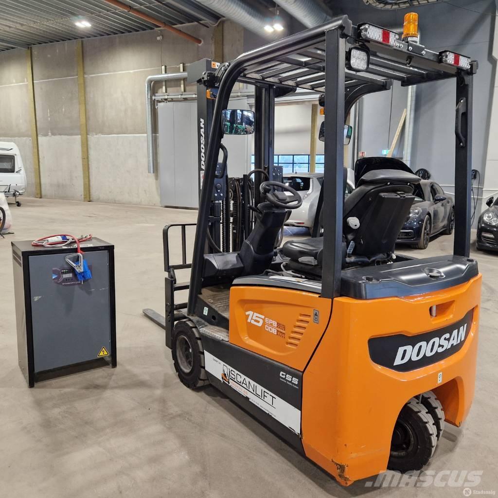 Doosan B 15 T-7P Електрически вилични кари-повдигачи