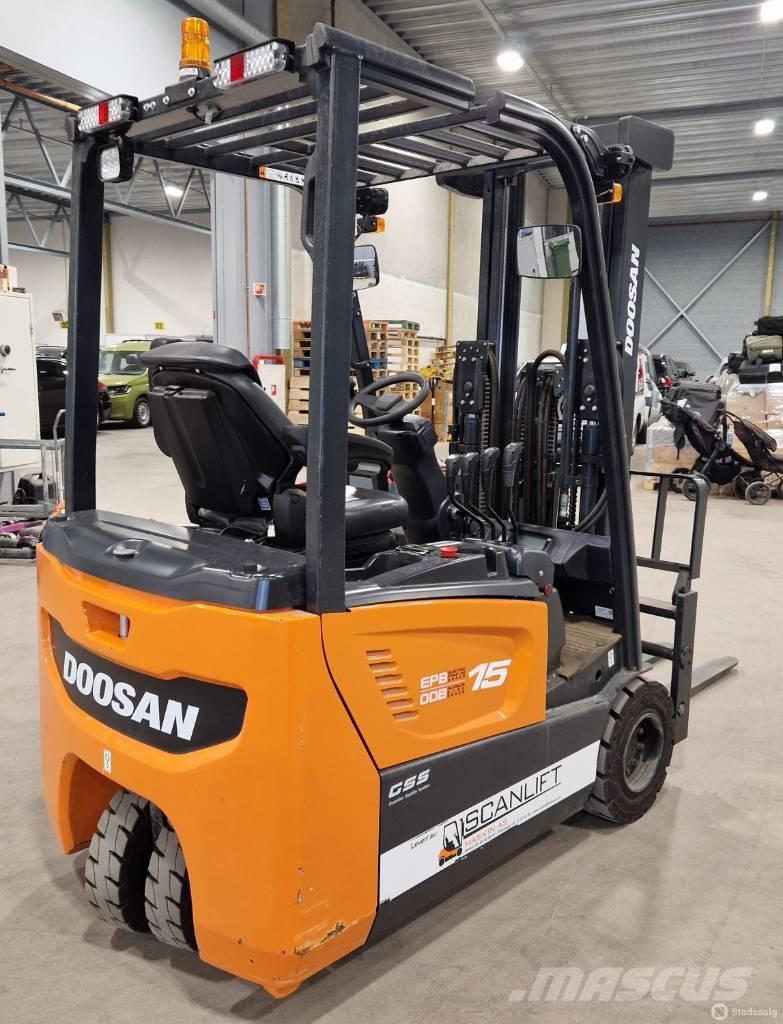 Doosan B 15 T-7P Електрически вилични кари-повдигачи