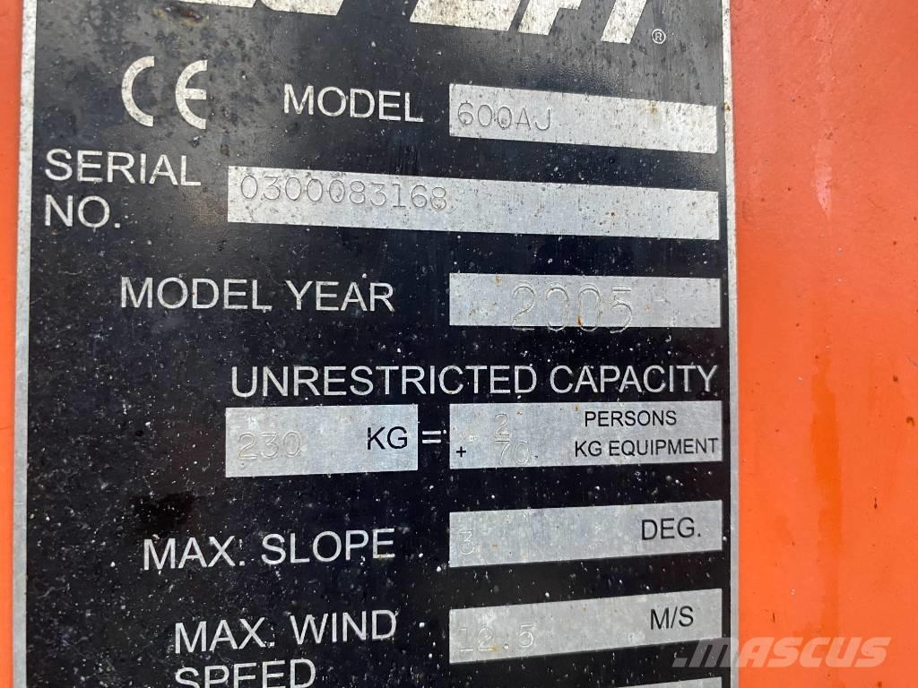 JLG 600 AJ Съчленени стрелови подемници